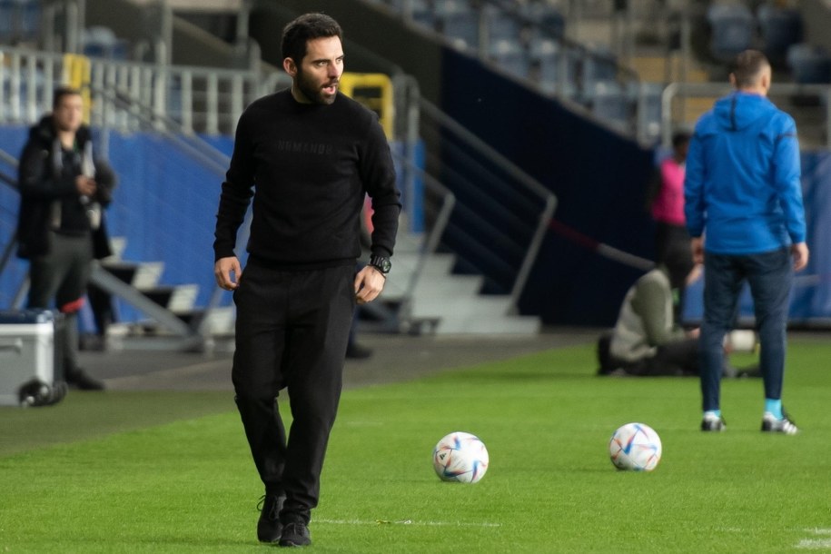 Trener Motoru Lublin Goncalo Feio /Wojtek Jargiło /PAP