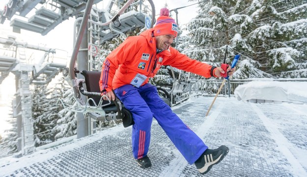 Trener norweskich skoczków narciarskich Alexander Stoeckl //JFK /PAP/EPA