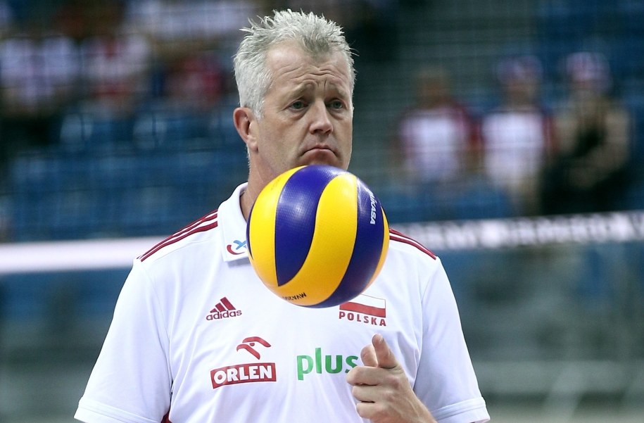 Trener polskich siatkarzy - Vital Heynen //Łukasz Gągulski /PAP