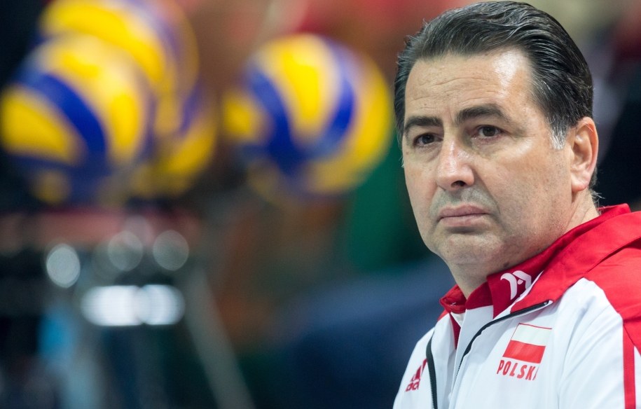 Trener reprezentacji Polski Ferdinando De Giorgi /PAP/ Andrzej Grygiel /PAP