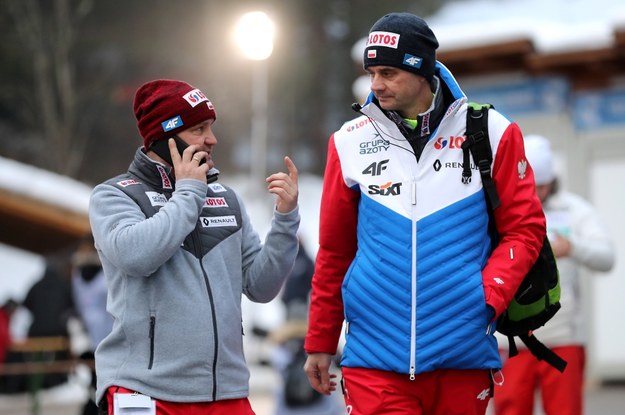 Trener reprezentacji Polski Stefan Horngacher i jego asystent Grzegorz Sobczyk / 	Grzegorz Momot    /PAP