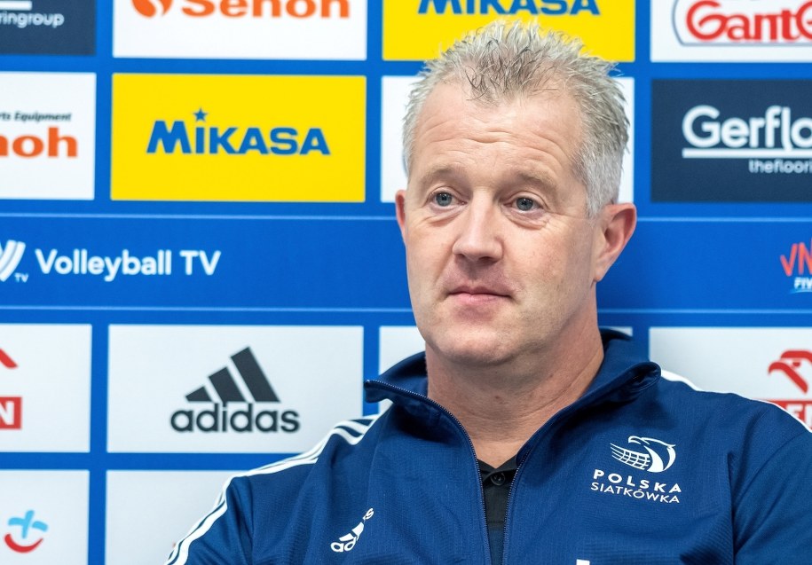 Trener reprezentacji Polski Vital Heynen /Andrzej  Grygiel /PAP