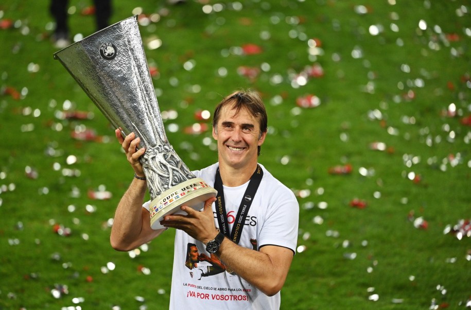 Trener Sevilli Julen Lopetegui /Ina Fassbender / POOL /PAP/EPA