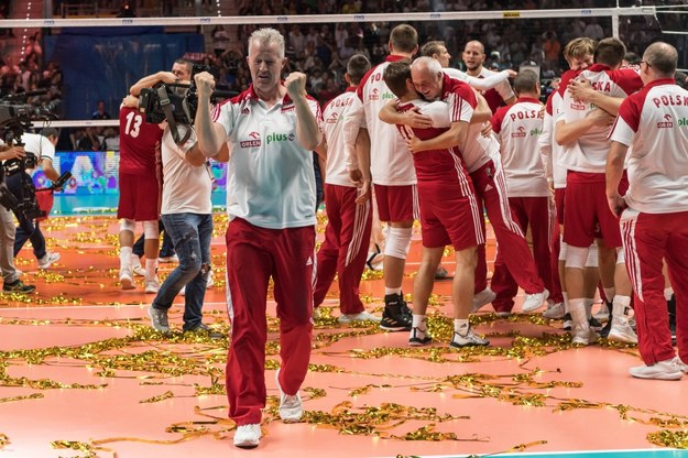 Trener siatkarskiej reprezentacji Polski Vital Heynen. /Maciej Kulczyński /PAP