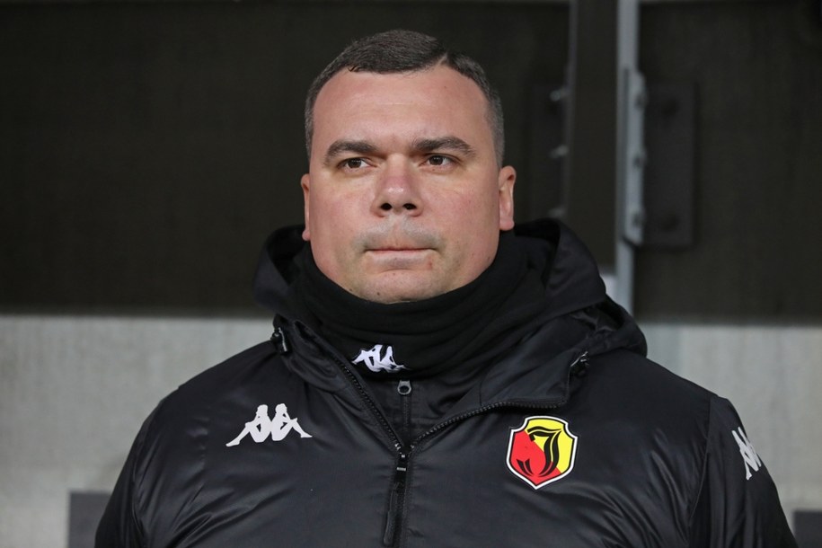 Trener Siemieniec w trakcie meczu Jagielloni z FK TSC Backa Topola /Artur Reszko /PAP