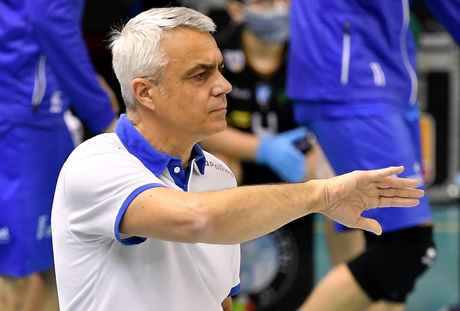 Trener Vervy Warszawa Orlen Paliwa Andrea Anastasi / 	Piotr Polak    /PAP