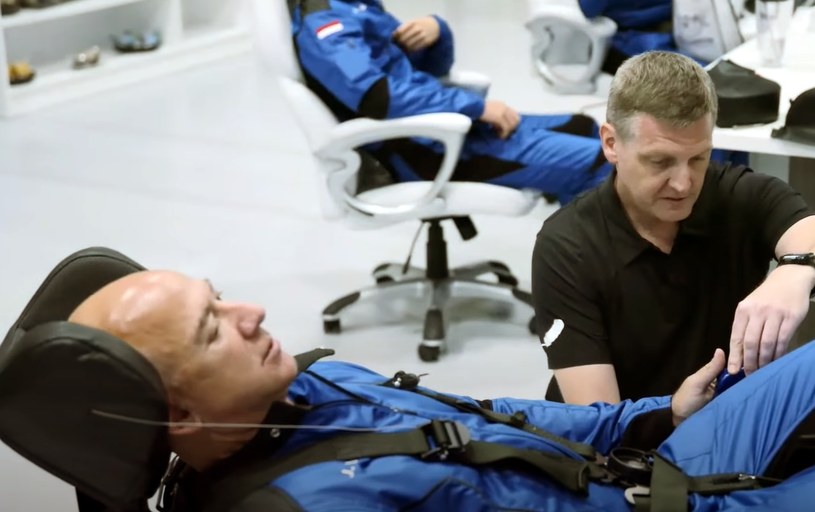Trening astronautów, każdy przyszły astronauta Blue Origin będzie musiał go zaliczyć /materiały prasowe