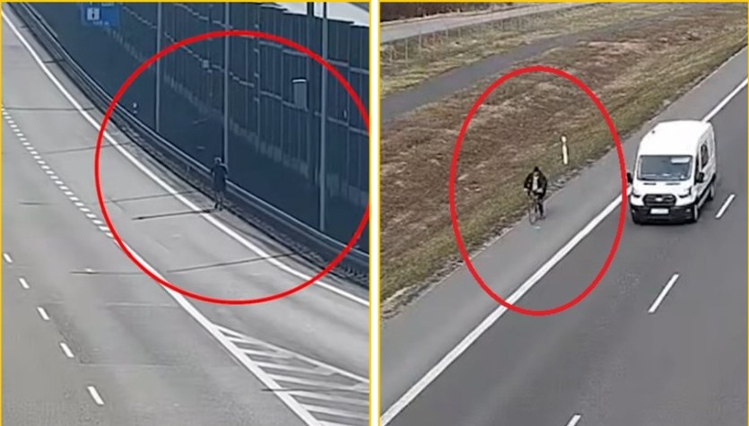 Trening biegowy na ekspresówce. Do sieci trafiło nagranie