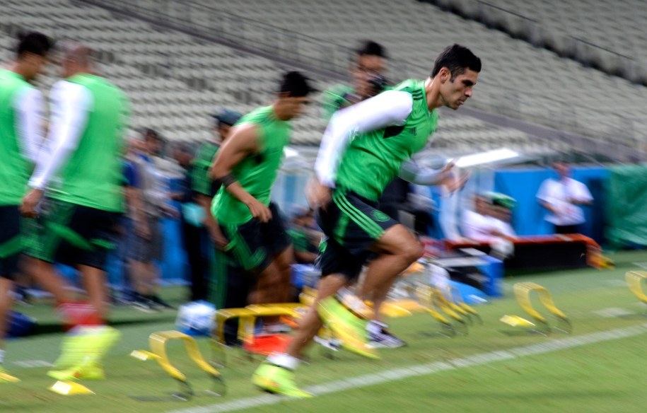 Trening drużyny Meksyku /GEORGI LICOVSKI /PAP/EPA