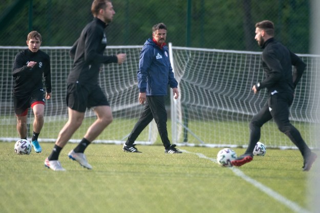 Trening ŁKS Łódź /	Grzegorz Michałowski   /PAP