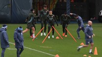 Trening Manchesteru City przed meczem z Realem Madryt w Lidze Mistrzów. WIDEO