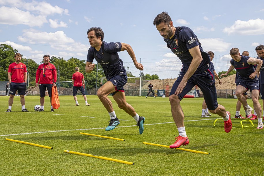 Trening Pogoni Szczecin / 	Marcin Bielecki    /PAP/EPA