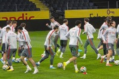 TRENING POLAKÓW PRZED MECZEM ZE SZWECJĄ W SZTOKHOLMIE