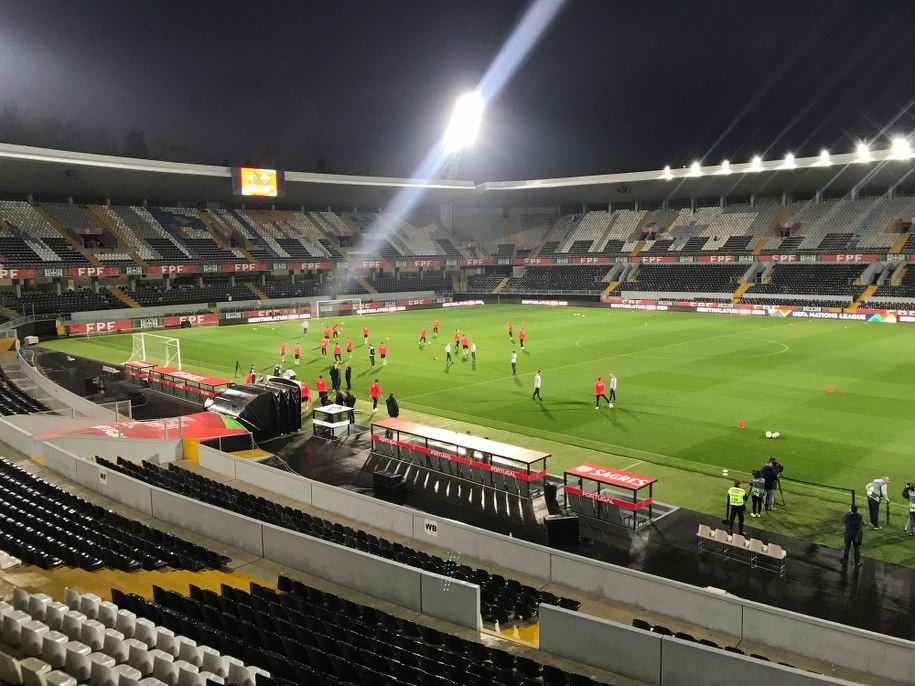 Trening Polaków w Guimaraes /Paweł Pawłowski /RMF FM