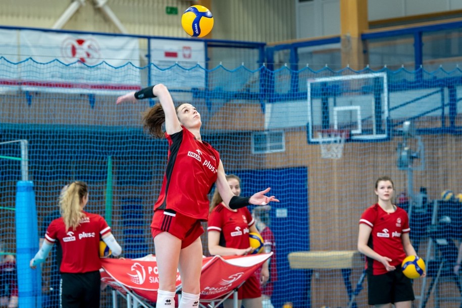 Trening polskich siatkarek w Szczyrku /Paweł Skarba /