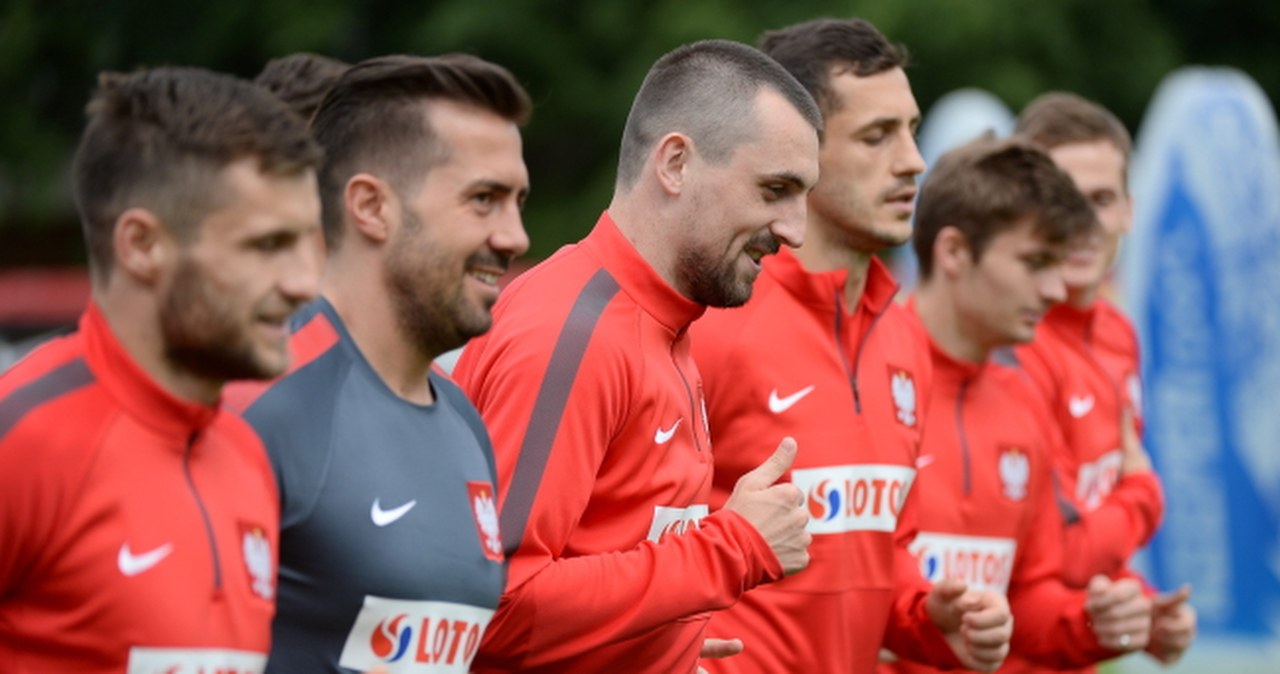 Trening polskiej kadry przed meczem z Gruzją