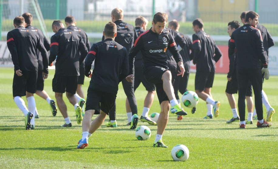 Trening polskiej reprezentacji /Bartłomiej Zborowski /PAP