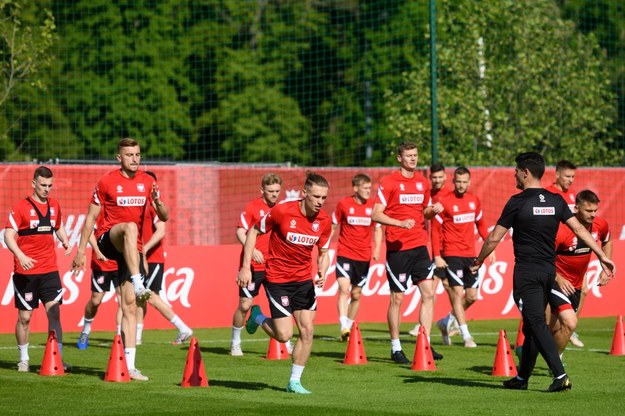 Trening reprezentacji Polski /Jakub Kaczmarczyk /PAP