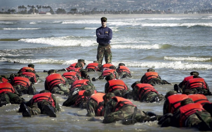 Trening SEAL jest jednym z najcięższych na świecie. /Getty Images/Flash Press Media