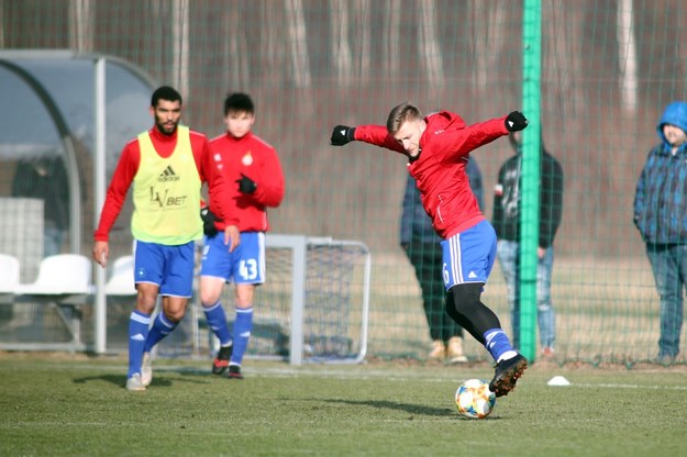 Trening Wisły Kraków z Jakubem Błaszczykowskim /PAP/Łukasz Gągulski /PAP