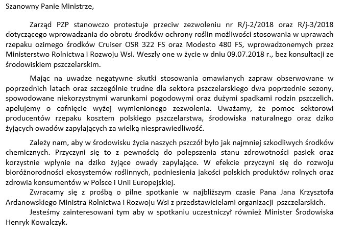 Treść listu /RMF FM