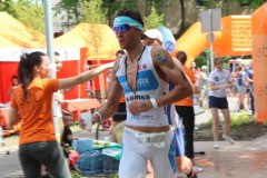 Triathloniści rywalizowali w Olsztynie. Wygrał Polak