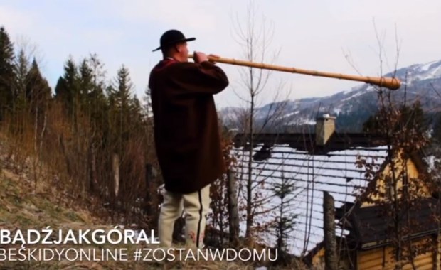 Trombita - dawny instrument pasterski doskonale sprawdza się podczas kwarantanny