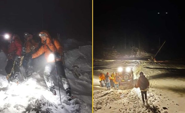​Trudna akcja w Tatrach. Polski turysta utknął w nocy na grani