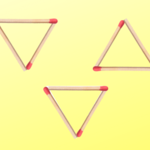 Trudna łamigłówka: Przestawisz 3 zapałki, by ułożyć 4 trójkąty? Tylko 7% zna odpowiedź