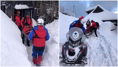 Trudna sytuacja w Beskidach. GOPR-owcy uratowali 80-letnią kobietę