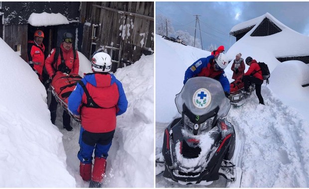 Trudna sytuacja w Beskidach. GOPR-owcy uratowali 80-letnią kobietę