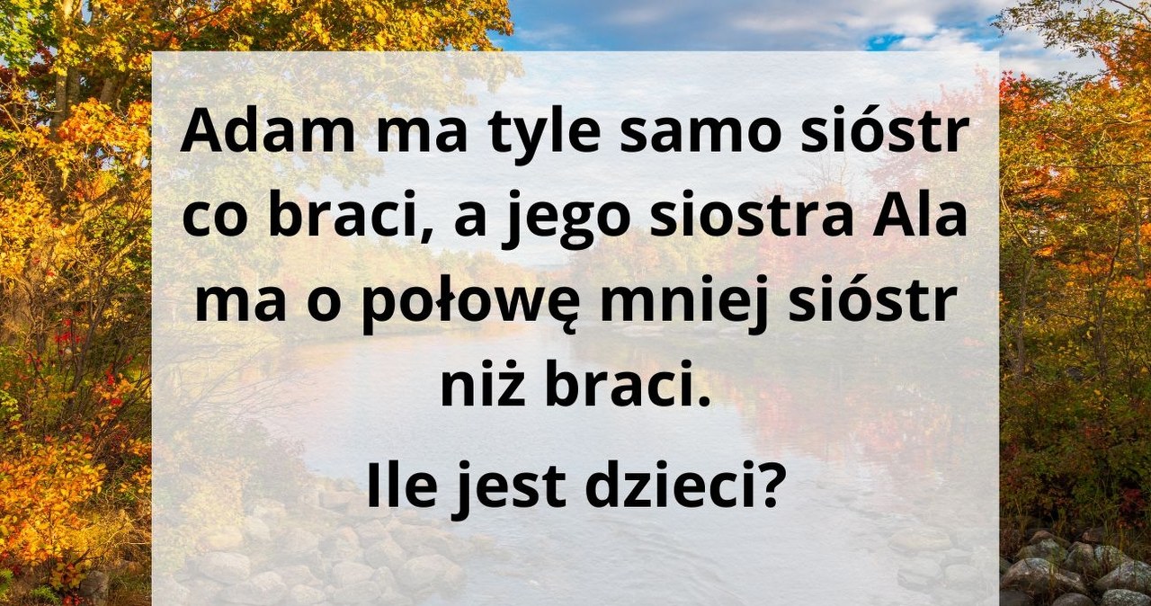Trudna zagadka logiczna, którą niewiele osób jest w stanie rozwiązać /Canva Pro /Canva Pro