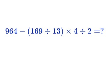​Trudna zagadka matematyczna na rozruszanie szarych komórek. Dasz radę bez kalkulatora?
