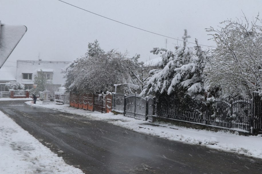 Trudne warunki atmosferyczne na Śląsku /Jacek Skóra /RMF FM