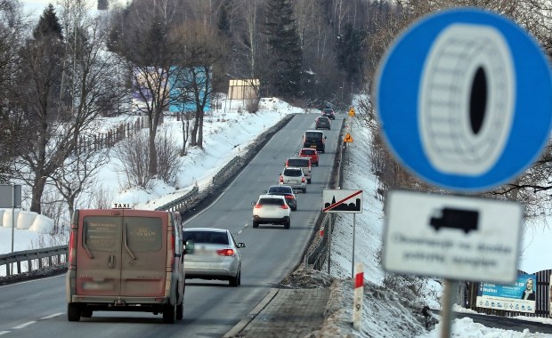 Trudne warunki na podhalańskich drogach