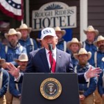 Trump chwali się rozmową z hologramem AI Roosvelta. Zapytał go o dolara