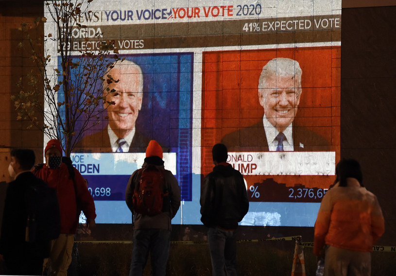 Trump czy Biden? Kto okaże się zwycięzcą? /OLIVIER DOULIERY/AFP /AFP