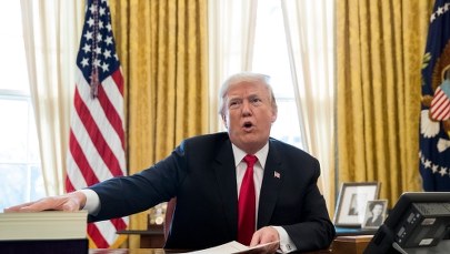 Trump do Kim Dzong Una. "Mój przycisk jest większy" 