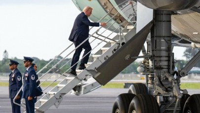 Trump na celowniku? Niepokojące odkrycie w pobliżu lotniska