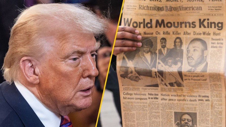 Trump odtajnił akta FBI ws. zamachu na Martina Luthera Kinga /FRANCIS CHUNG / POOL /PAP/EPA