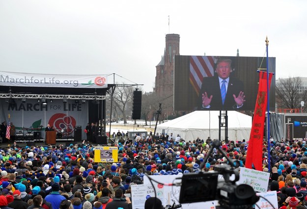 Trump określa siebie jako polityka pro-life /Shutterstock