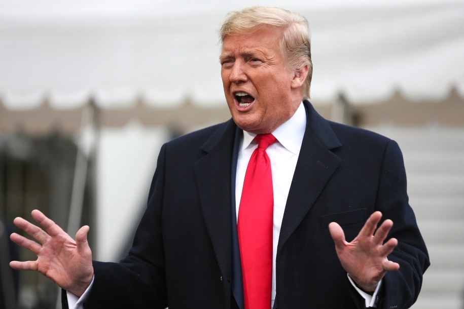 Trump: protestujący Irańczycy kochają Amerykę /Oliver Contreras/POOL /RMF FM