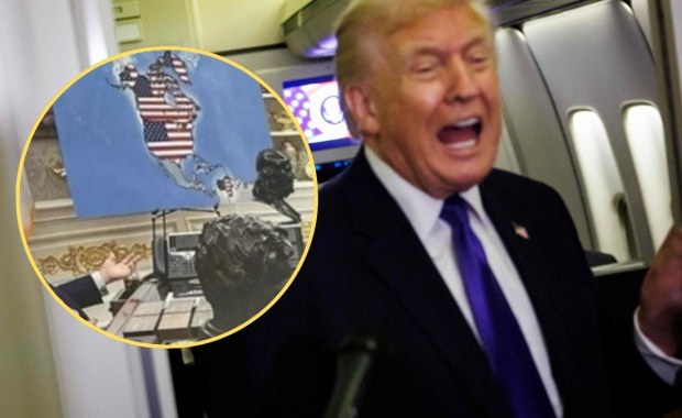 Trump publikuje kontrowersyjną mapę. Nowe terytoria w granicach USA