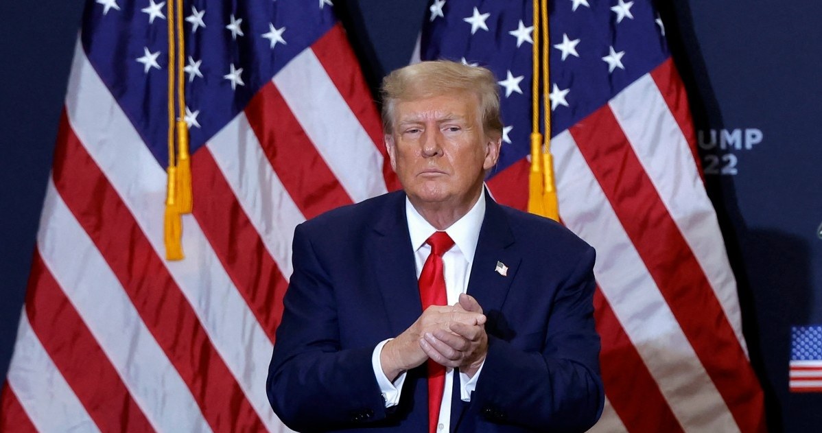 Trump pytany o NATO.  "Jestem zobowiązany do bycia przyjacielem" /Kamil Krzaczyński /AFP