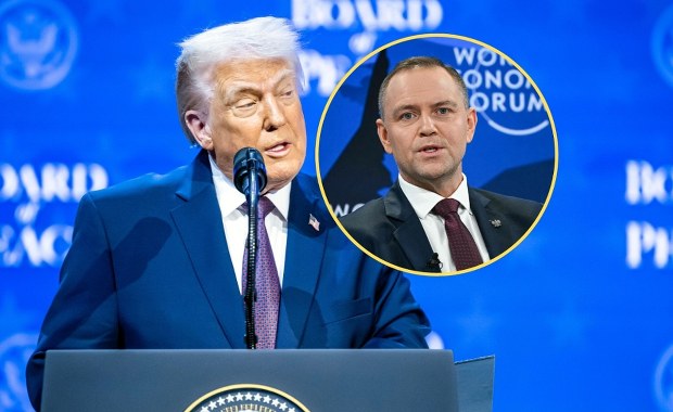Trump wskazał w Davos na Nawrockiego. "Jestem z niego dumny"