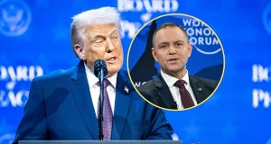 Trump wskazał w Davos na Nawrockiego. "Jestem z niego dumny"