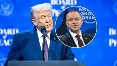 Trump wskazał w Davos na Nawrockiego. "Jestem z niego dumny"