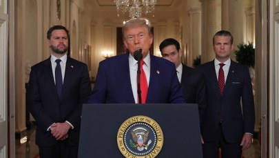 Trump wygłosił orędzie w telewizji: Pokój albo zniszczenie