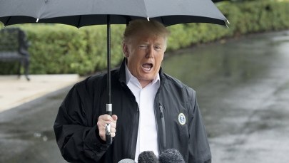 Trump zszokowany. "Trudno uwierzyć w to, co zobaczyłem"