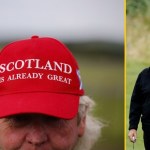 "Trumpie, wynoś się". Prezydent gra w golfa, a Szkoci protestują